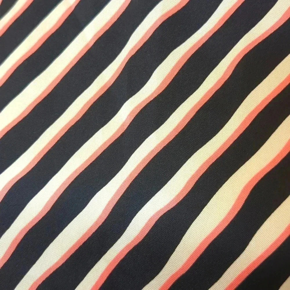 MNG Suit Black, cream and pink Striped Blouse - Picture 2 of 6